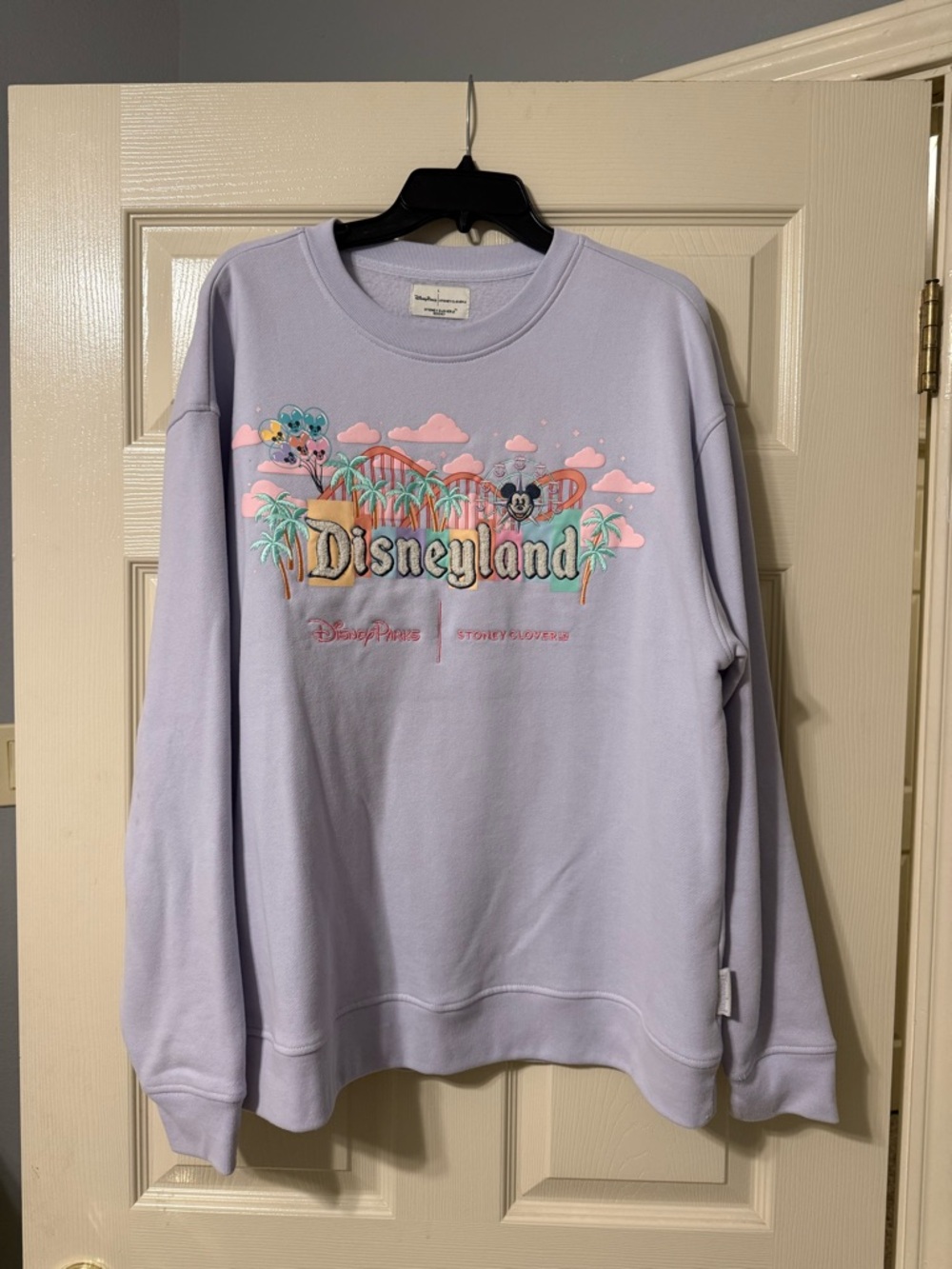 Disney Lavender Crewneck Sweatshirt